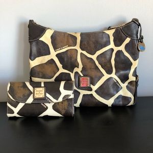 Dooney & Bourke Shoulder Bag with matching wallet